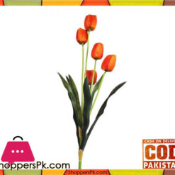 The Florist Orange Artificial Tulip Stick - FL106