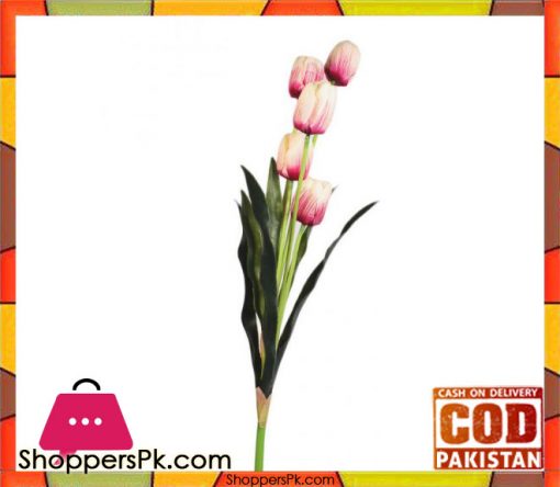 The Florist Light Pink Artificial Tulip Stick - FL108