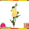 The Florist Yellow Special Rubber Rose On Stick - Fl111