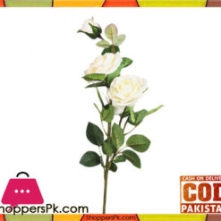 The Florist White Special Rubber Rose on Stick - FL112