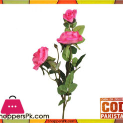 The Florist Pink Special Rubber Rose on Stick - FL114