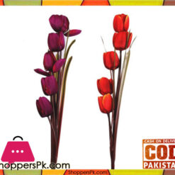 The Florist Multicolored Artificial Tulip Sticks - 2 Pieces - FL116