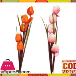 The Florist Multicolored Artificial Tulip Sticks - 2 Pieces - FL117