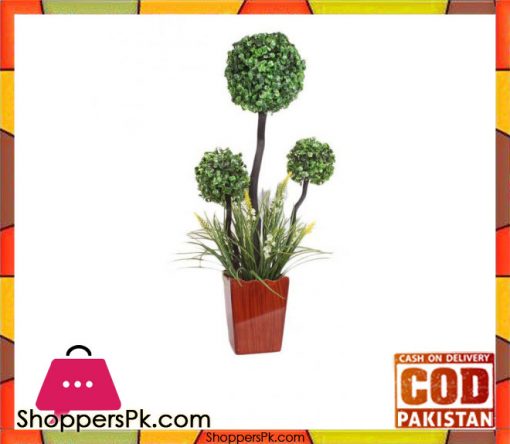 The Florist Artificial Imported Bonsai Ball Rubber Plant with Pot FL120
