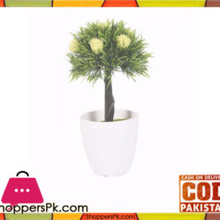 The Florist Artificial Plant with Yellow Flower in Melamine Pot - FL11