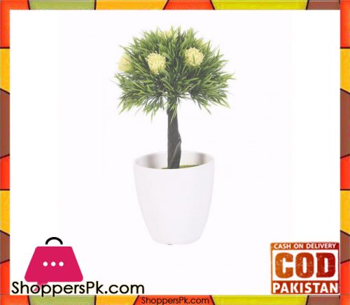 The Florist Artificial Plant with Yellow Flower in Melamine Pot - FL11