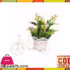 The Florist Multicolored Artificial Flower on Plastic Cart - FL24