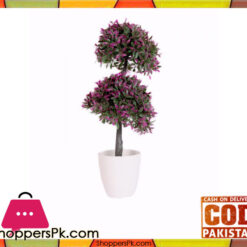 The Florist Purple Artificial Plant with Pot - FL36