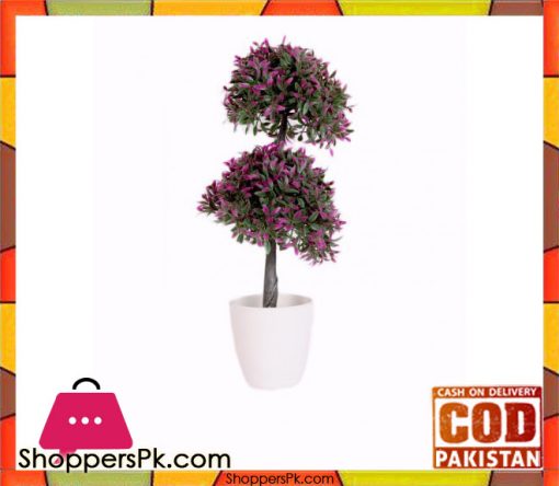 The Florist Purple Artificial Plant with Pot - FL36