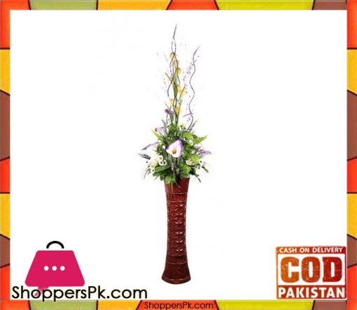 The Florist FLOR4 - Black Lilly Lounge Flower Arrangement With Fibre Vase