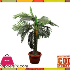 The Florist FLOR15 - Small Bottle Rubber Palm Plant with Antique Base