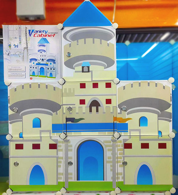 Castle Variety Combination 7 Cube Cabinet