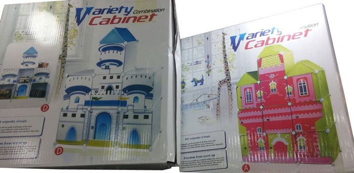 Castle Variety Combination 7 Cube Cabinet