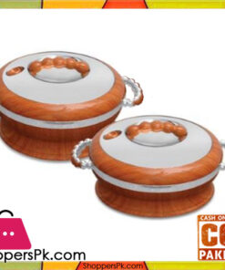 2 Pcs Crown Hotpot  Set Chrome Plastic Top