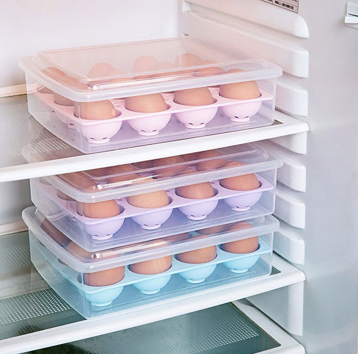 Plastic Egg Storage Boxe Waterproof 12 Egg Organizer 4 Plastic Egg Storage Boxe Waterproof 12 Egg Organizer