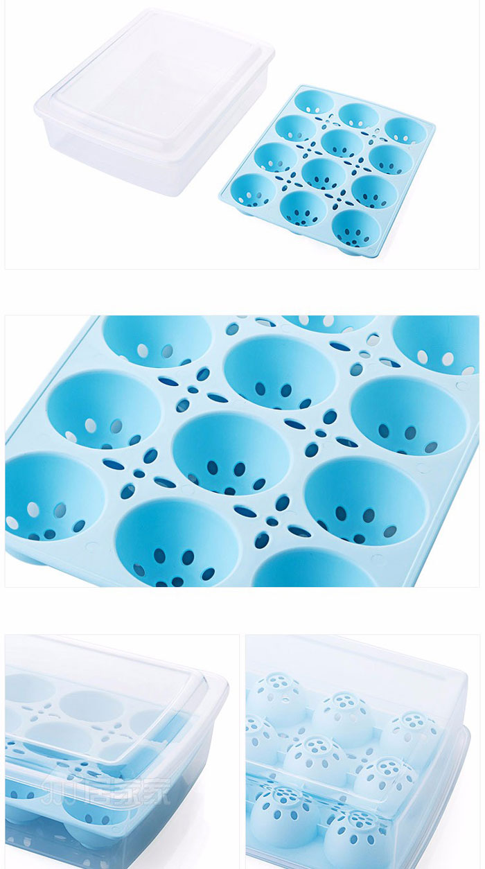 Plastic Egg Storage Boxe Waterproof 12 Egg Organizer 5 Plastic Egg Storage Boxe Waterproof 12 Egg Organizer