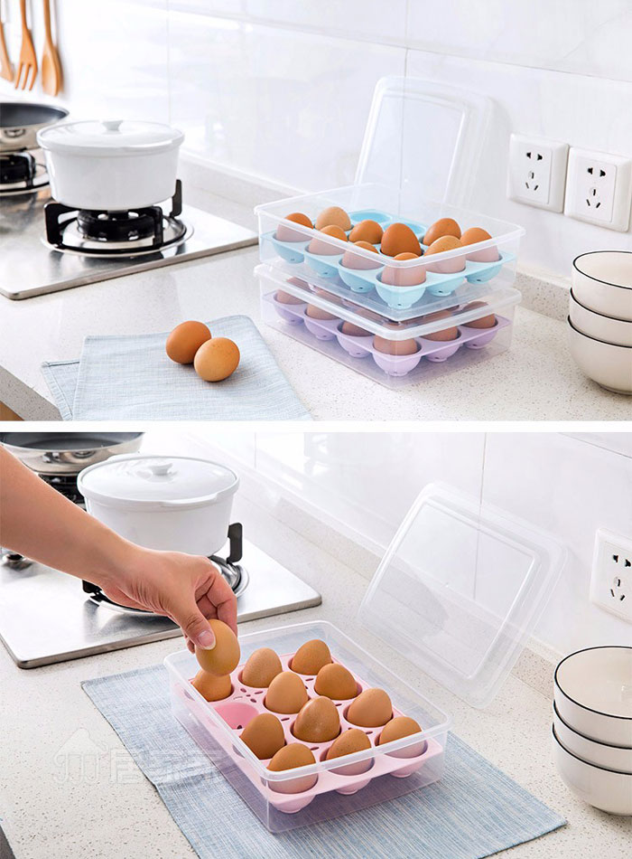 Plastic Egg Storage Boxe Waterproof 12 Egg Organizer 7 Plastic Egg Storage Boxe Waterproof 12 Egg Organizer