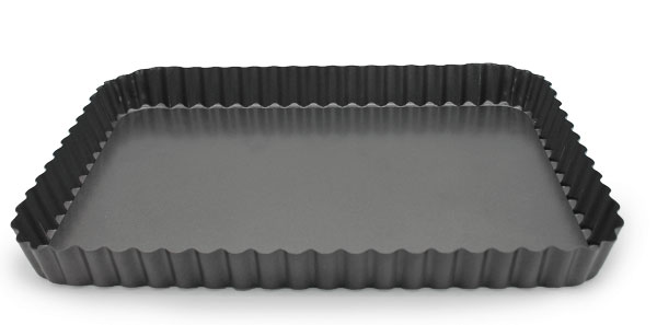 Rectangular Nonstick Pie Tart Plate Loose Bottom