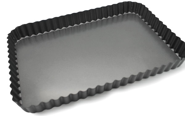 Rectangular Nonstick Pie Tart Plate Loose Bottom