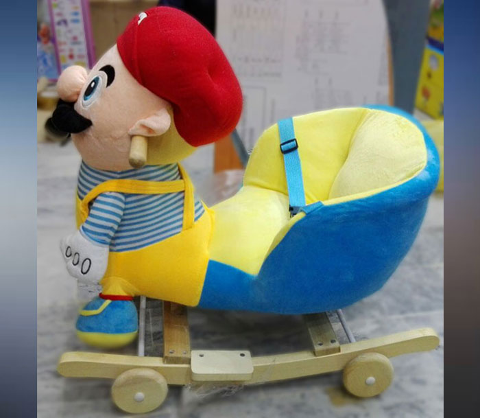 Rocking Plush Chair Super Mario 2-4 Year Kids