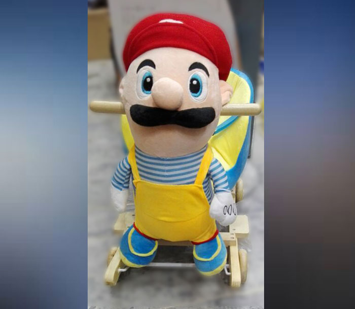 Rocking Plush Chair Super Mario 2-4 Year Kids