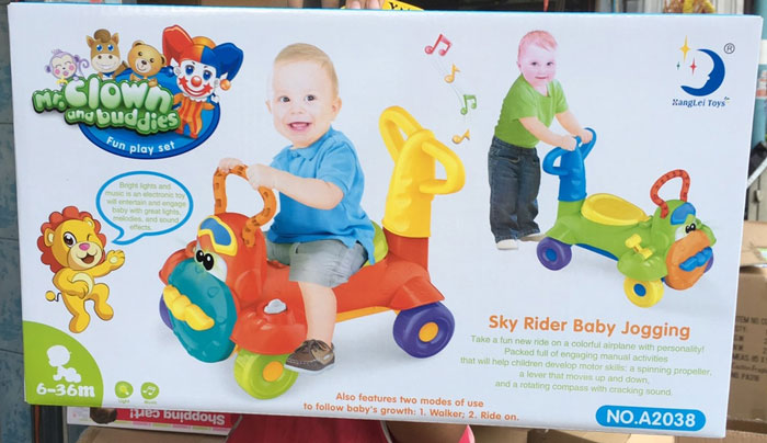 Sky Rider Baby Jogging Light &Amp; Music A2038