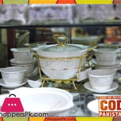 Soup Set 22 Pcs Round White Porcelain WD-302