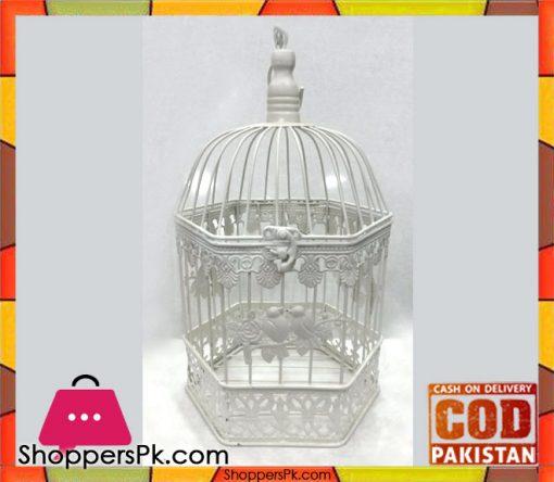 Vintage Style Metal Bird Cage Large 0-6