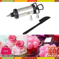 Yangi 4 Nozzles Icing Syringe Decorating Set