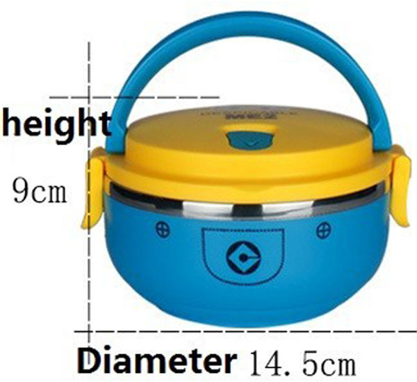 1 Layer Minion Cartoon Lunch Box For Kids 6 1 Layer Minion Cartoon Lunch Box For Kids