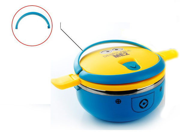 1 Layer Minion Cartoon Lunch Box For Kids 5 1 Layer Minion Cartoon Lunch Box For Kids