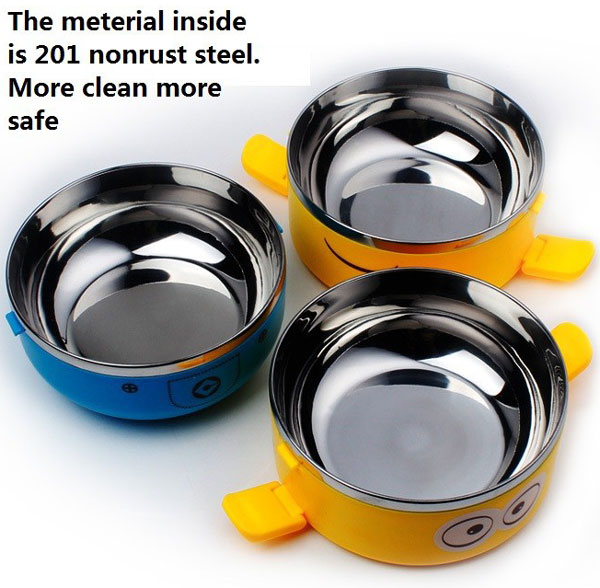 3 Layer Minion Cartoon Lunch Box For Kids 6 3 Layer Minion Cartoon Lunch Box For Kids