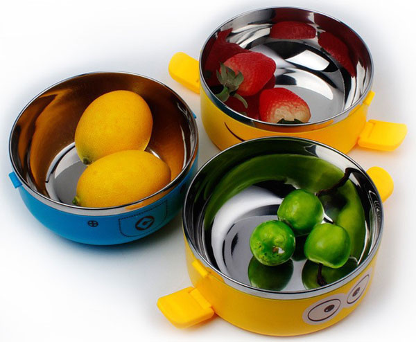 3 Layer Minion Cartoon Lunch Box For Kids 5 3 Layer Minion Cartoon Lunch Box For Kids