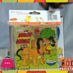 3D Educational Puzzle Six Sides 9 Pcs Wooden Toys Jigsaw Puzzle