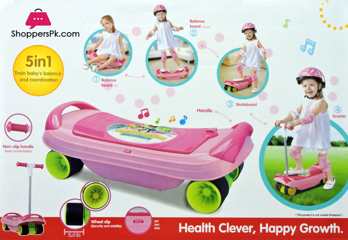 5 In 1 Learning Fun Multifunction Scooters