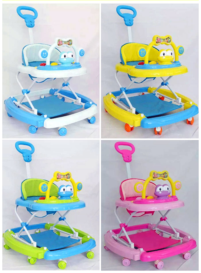 Baby Walker Rocker Frog With Canopy