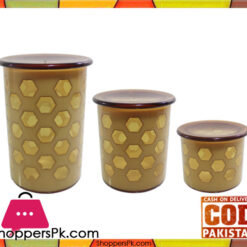 Bita Airtight Plastic Storage Container 3 Pcs Set Round