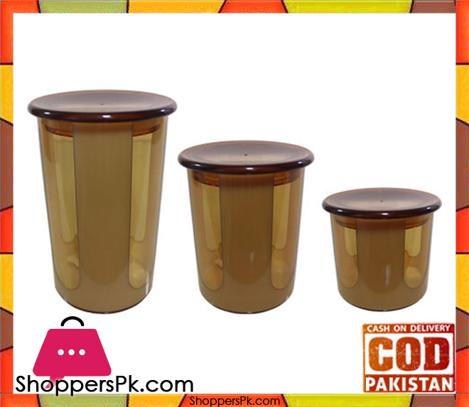 Bita Airtight Plastic Storage Container 3 Pcs Set Round 3 Bita Airtight Plastic Storage Container 3 Pcs Set Round