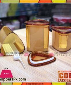Bita Airtight Plastic Storage Container 3 Pcs Set Triangular