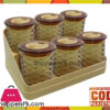Bita Jar Set 7 Pcs Brick Design 2 Bita Jar Set 7 Pcs Brick Design