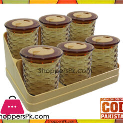 Bita Jar Set 7 Pcs Brick Design