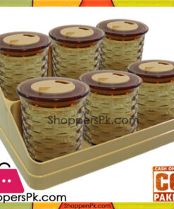 Bita Jar Set 7 Pcs Brick Design