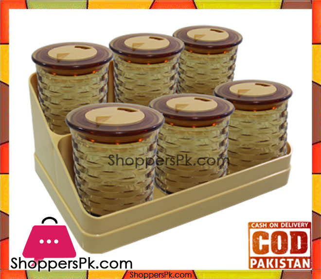 Bita Jar Set 7 Pcs Brick Design 3 Bita Jar Set 7 Pcs Brick Design