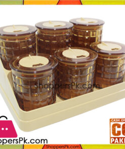 Bita Jar Set 7 Pcs Checkered