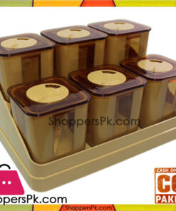 Bita Jar Set 7 Pcs Square