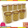 Bita Jars Set Wall Mounted Stand 9 Pcs Set Round