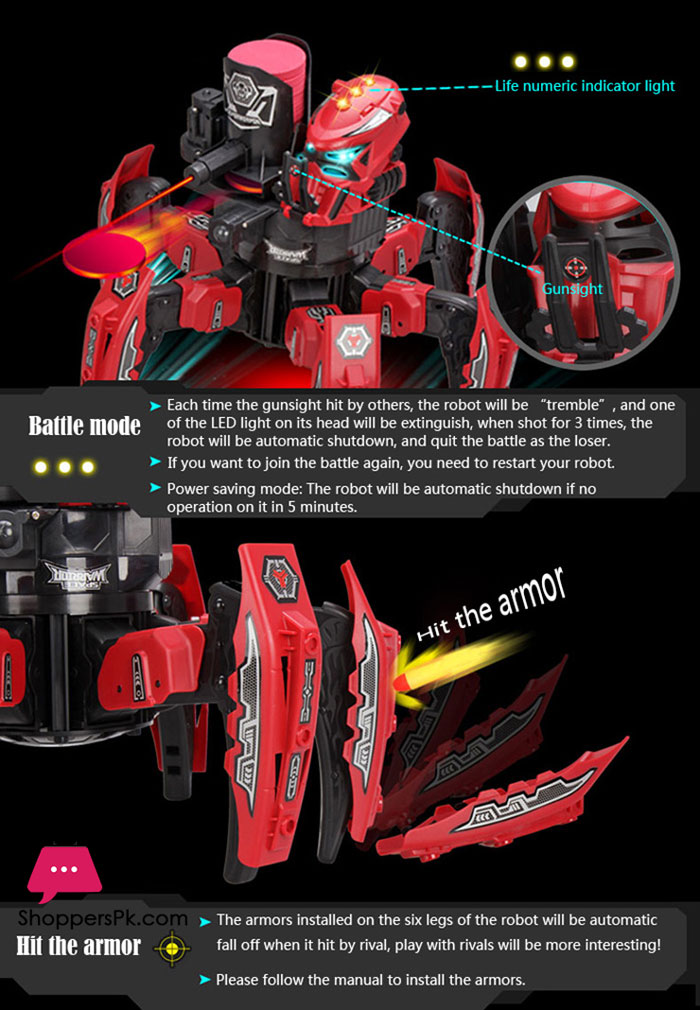 Space Warrior R/C Terrain Fighting Robot 9002-1