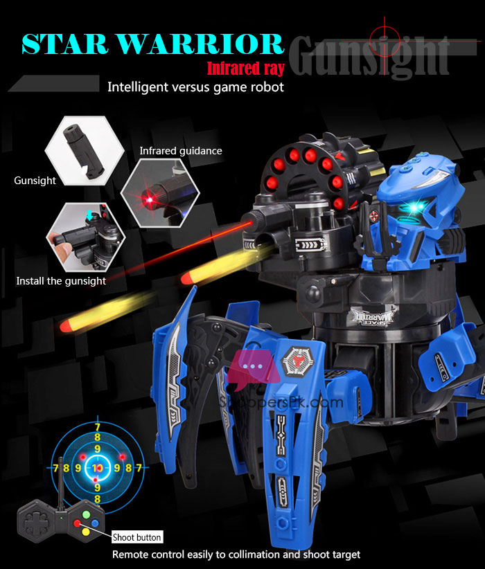 Space Warrior R/C Terrain Fighting Robot 9002-1