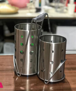 Cylinder Stainless Steel Cutlery Holder