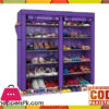 Portable 6 Layer Double Dustproof Shoe Rack T-2712